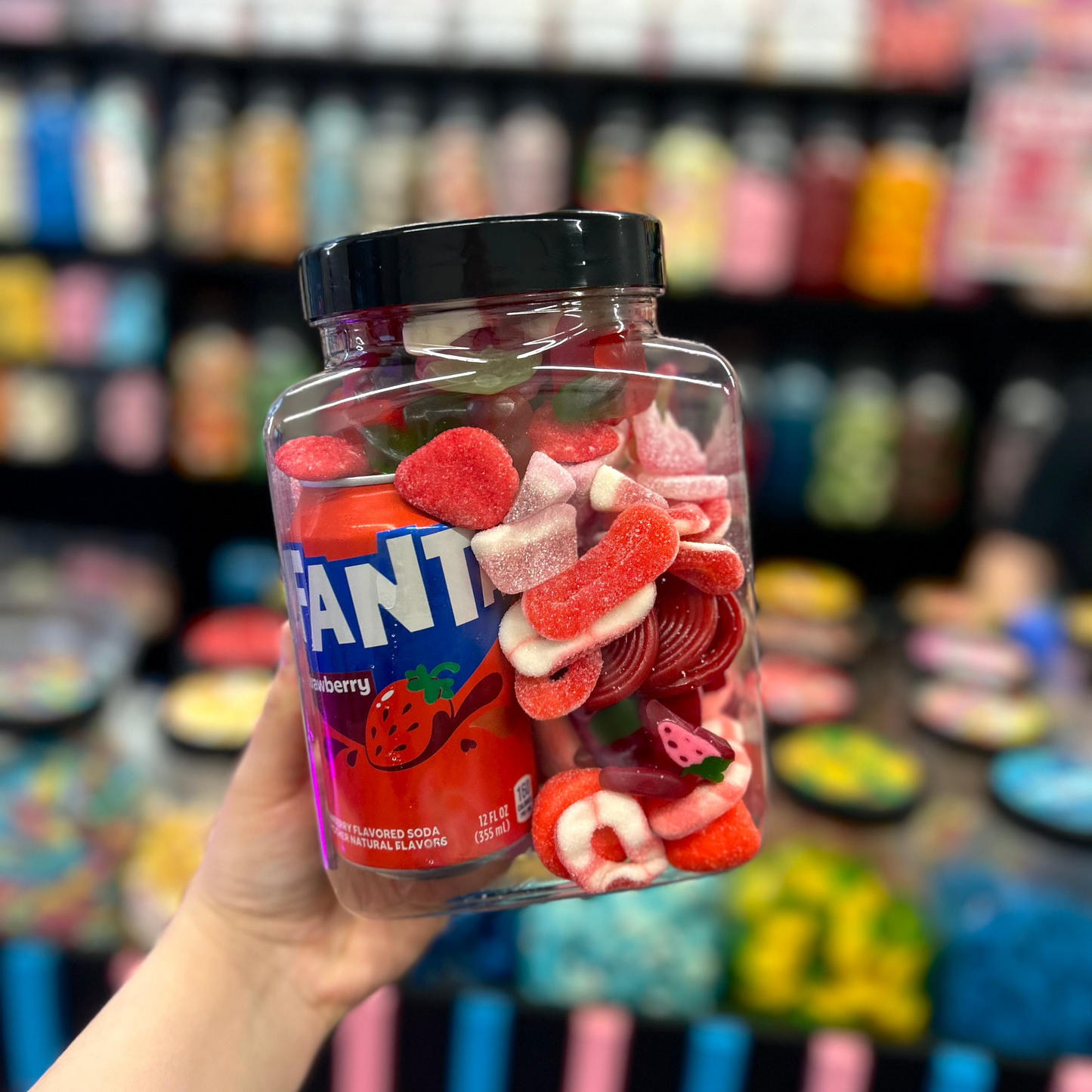 Fanta Strawberry Pick N Mix Jar