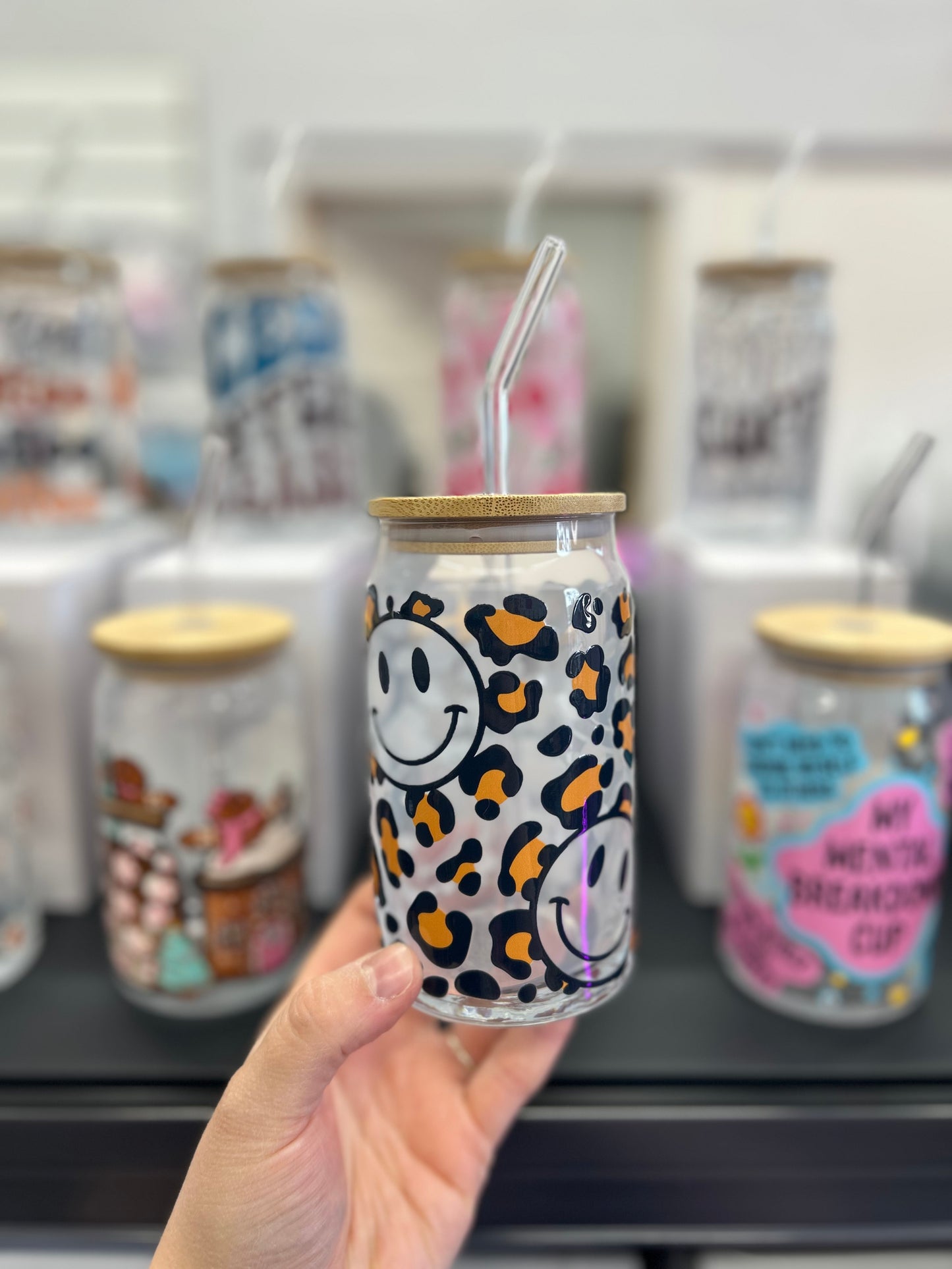 Bamboo Tumbler | Leopard Smileys