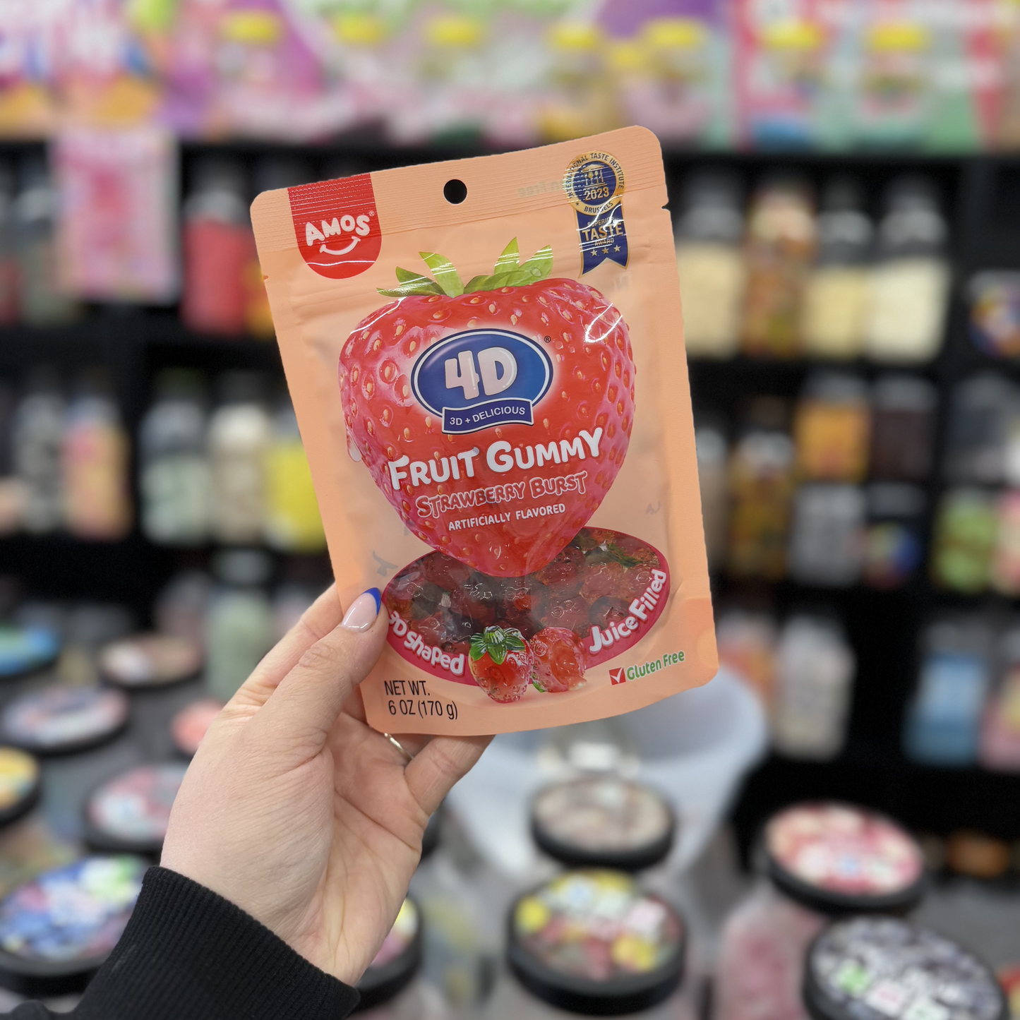 4D Fruit Gummy Strawberry Bursts