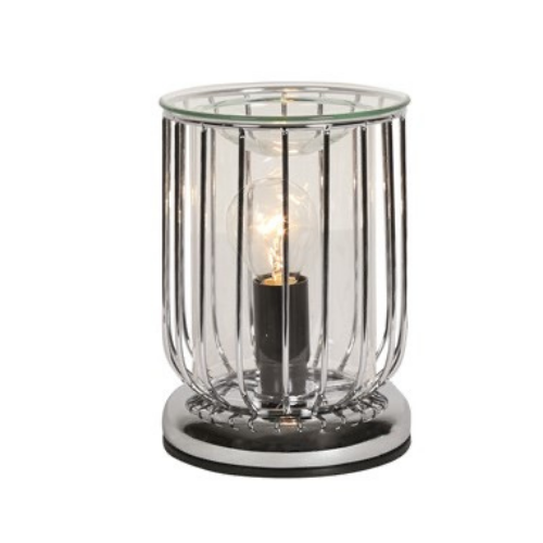 Electric Wax Burner | Chrome Frame Cylinder