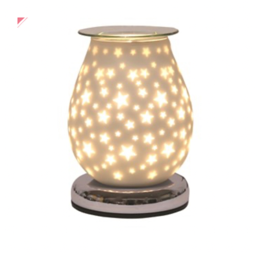 Electric Wax Burner | White Star Satin