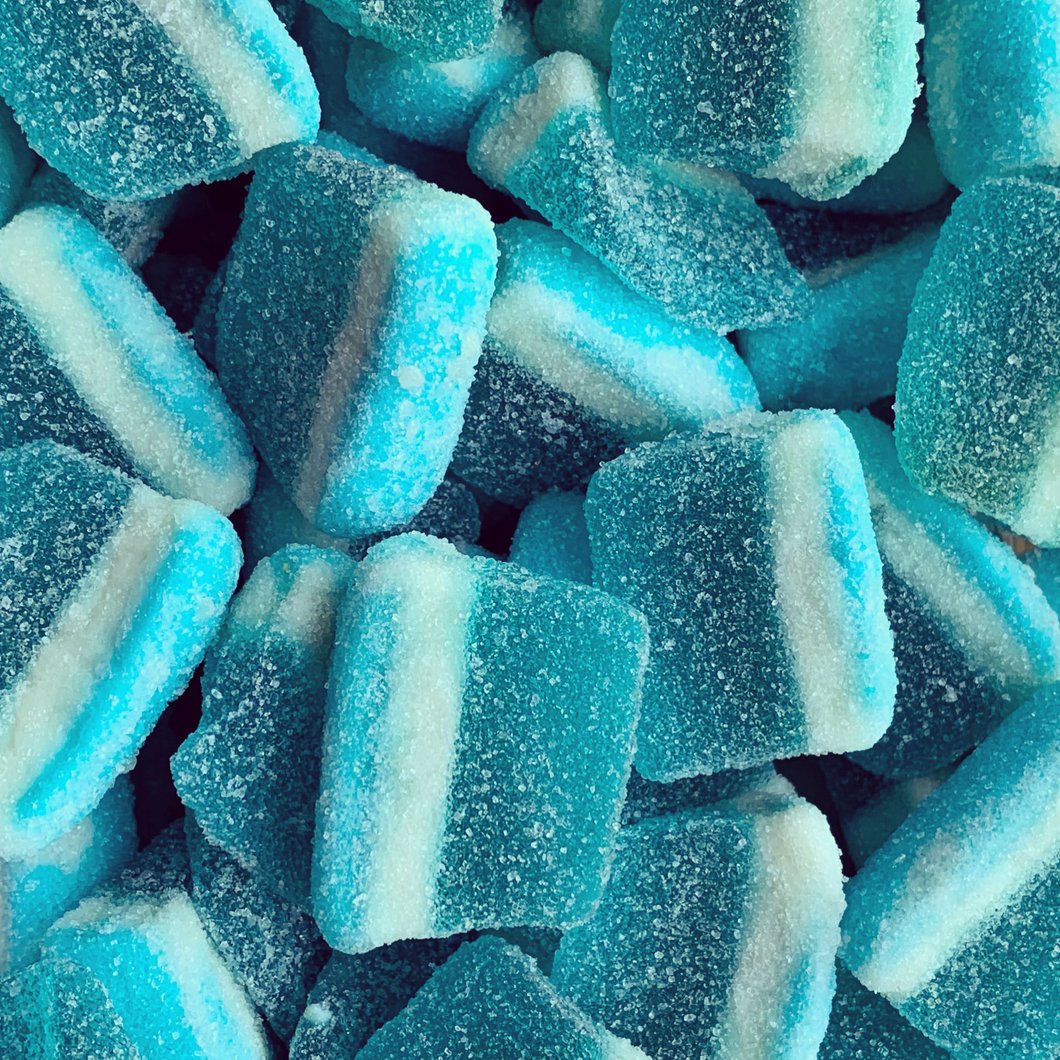 Fizzy Blue Raspberry Slices