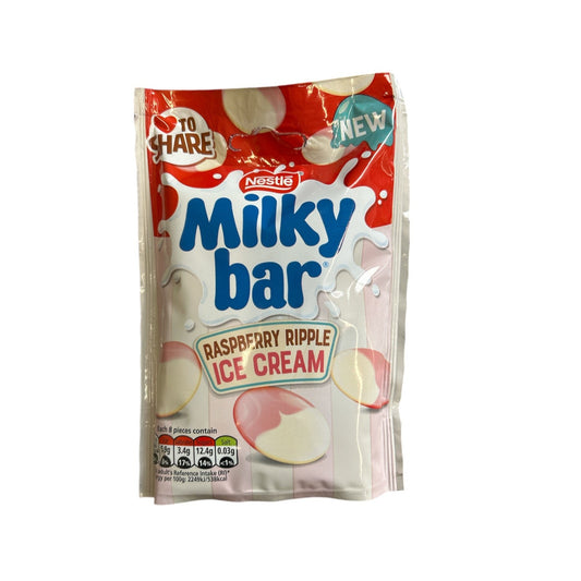 Milkybar Raspberry Ripple Ice Cream Buttons