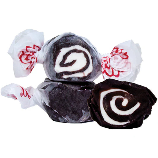 Salt Water Taffy Chews - Liquorice 100g Pouch