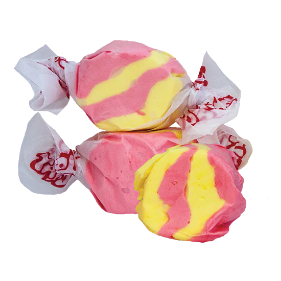 Salt Water Taffy Chews - Strawberry Banana 100g Pouch