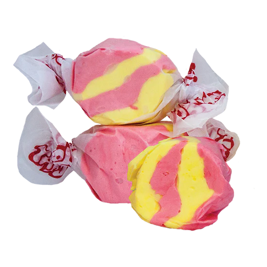 Salt Water Taffy Chews - Strawberry Banana 100g Pouch