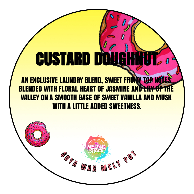 Wax Segment Clamshell - CUSTARD DOUGHNUT